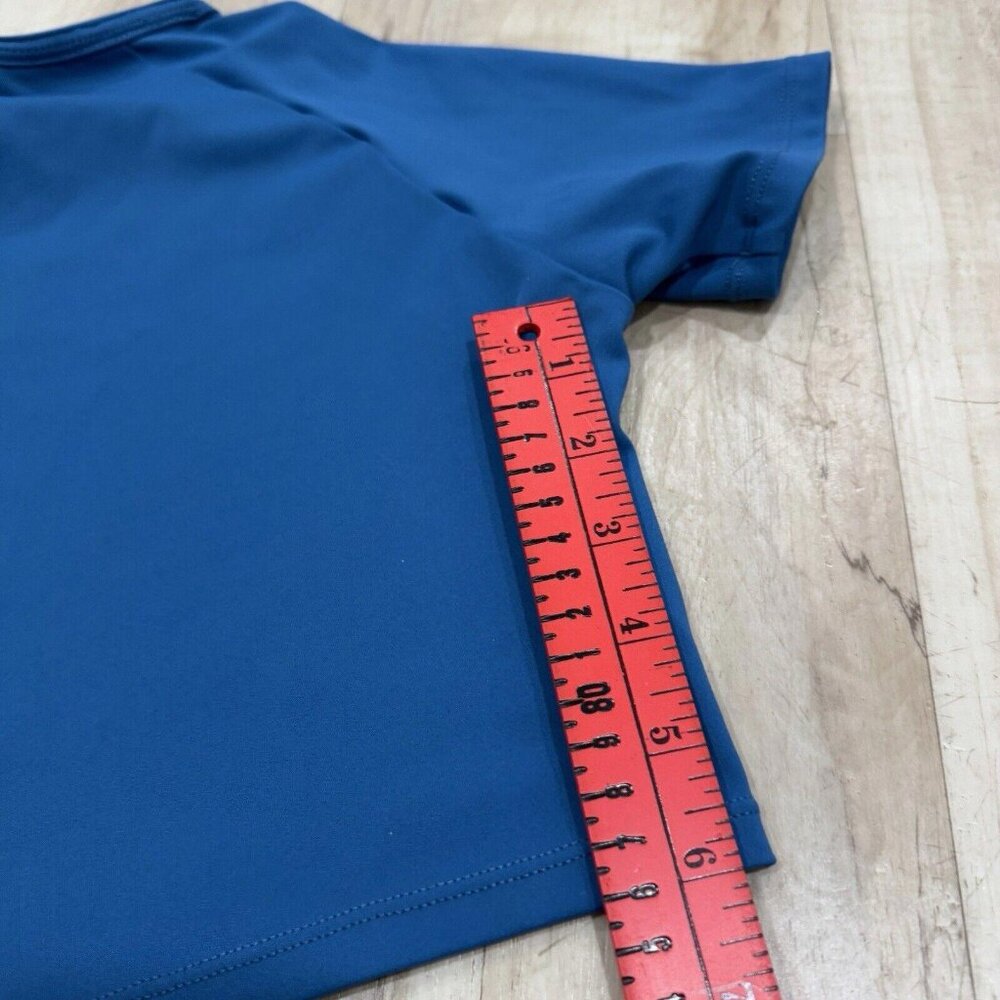 Women’s Boxraw TRAINING SHORT SLEEVE CROP TOP Size Xsmall Xs Blue - Picture 7 of 8